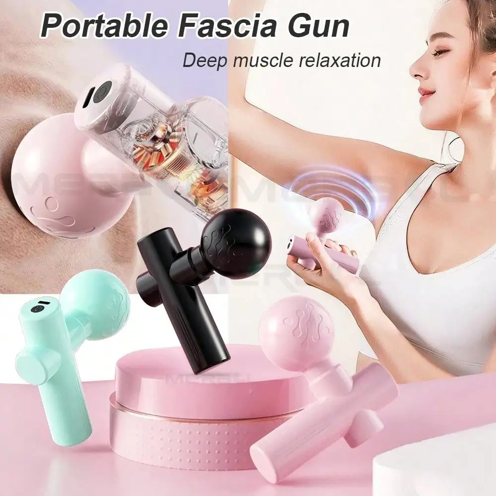 Health Wellness - 2026 Mini Pistola de Massagem Vibratória