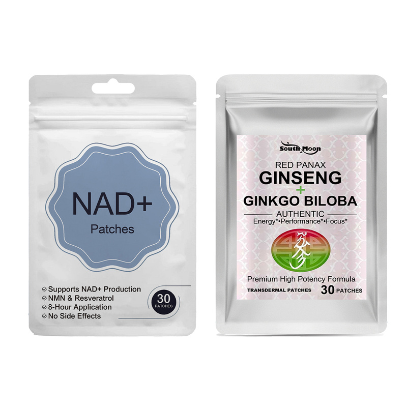 Ginger Tea - Adesivos transdérmicos de NAD+ e ginseng