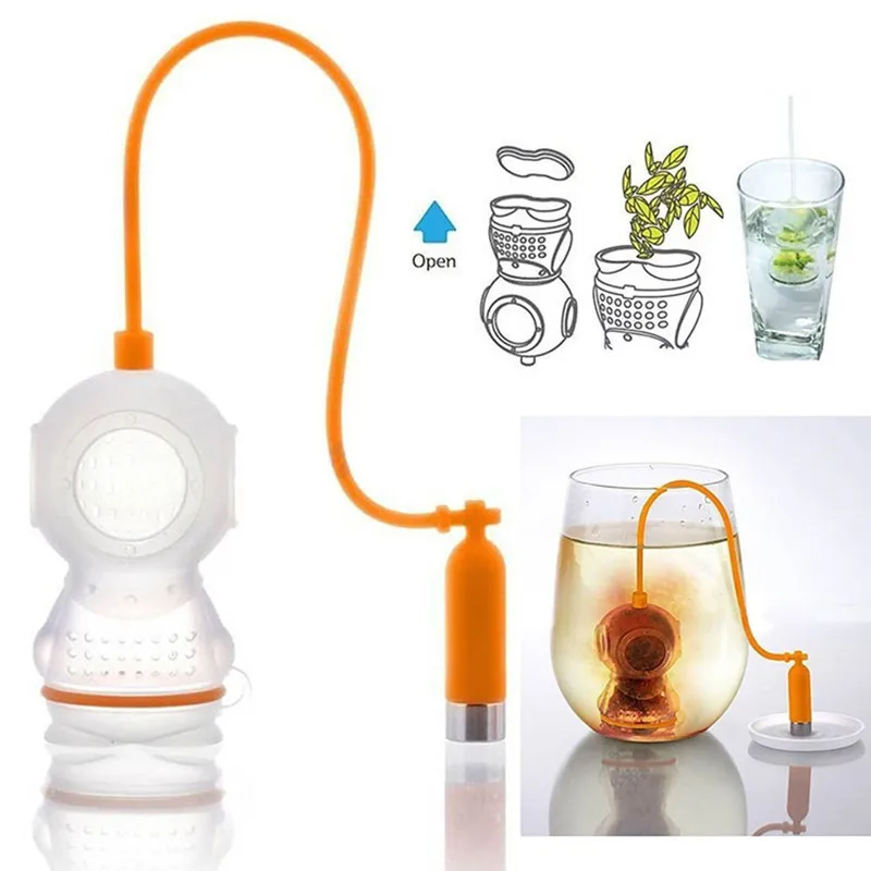 Herbal Tea - Infusor de chá para mergulhador, vazamento