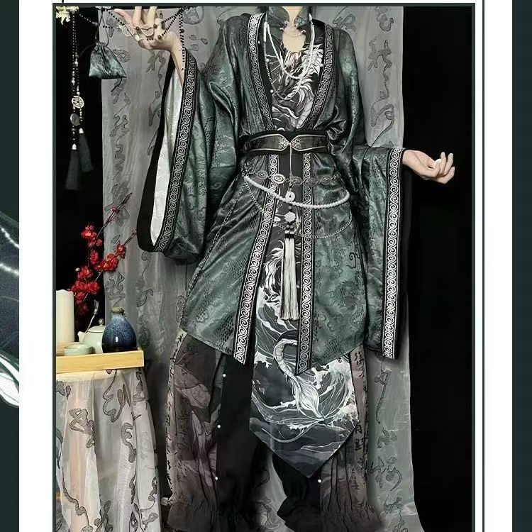 Echinacea - Conjunto de Estilo Hanfu Chinês -