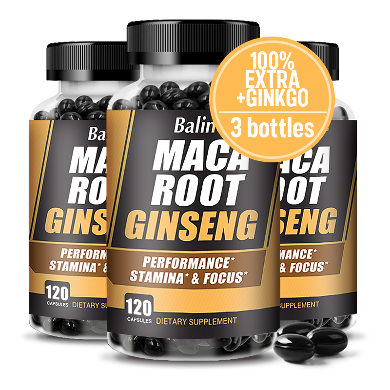 Ginger Tea - Cápsulas de raiz de maca (contendo