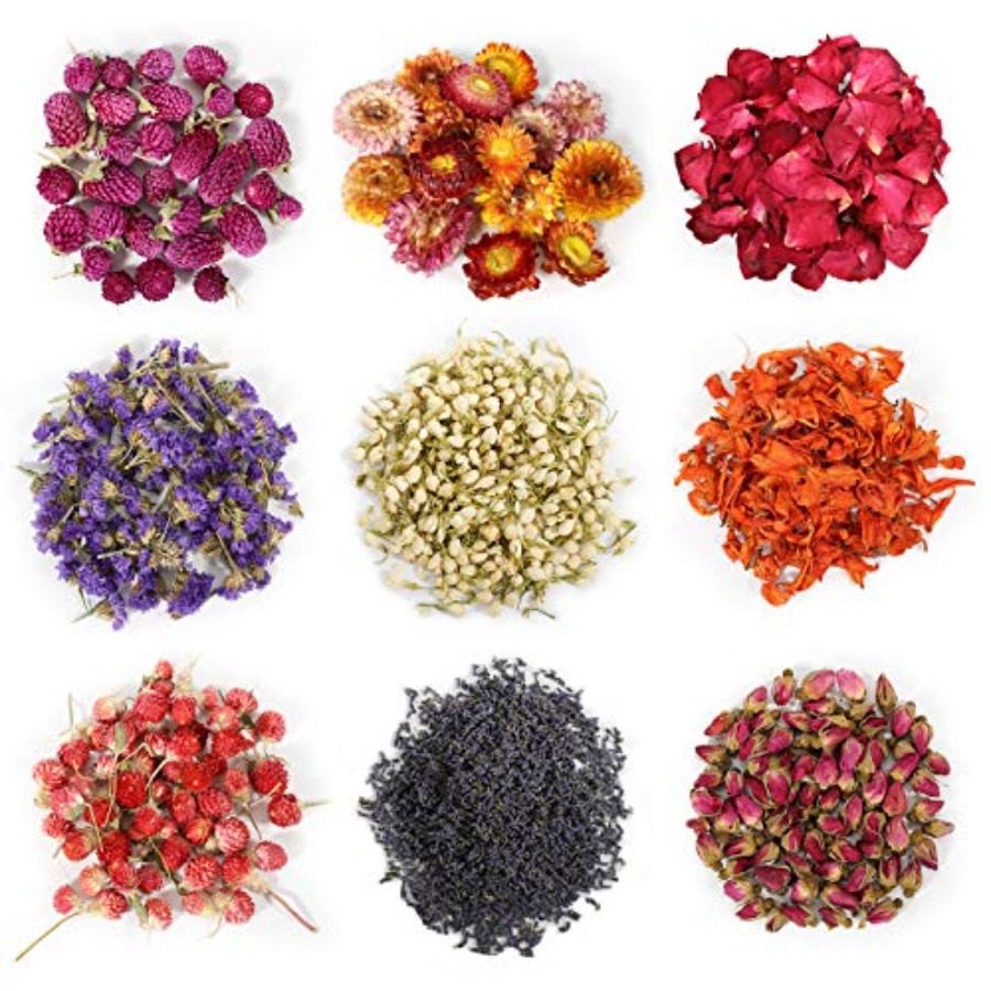 9 Sacos de Flores Secas, Kit d - Dried Herbs avaliação e preço