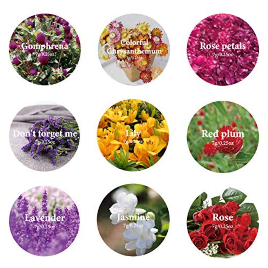 9 Sacos de Flores Secas, Kit d - Dried Herbs avaliação e preço
