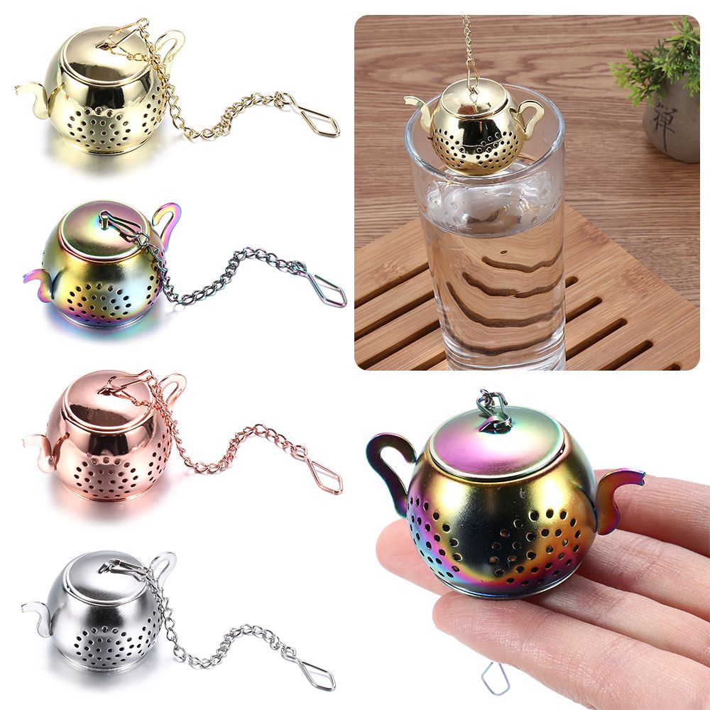 Bule Shape Tea Strainer with C - Herbal Tea avaliação e preço