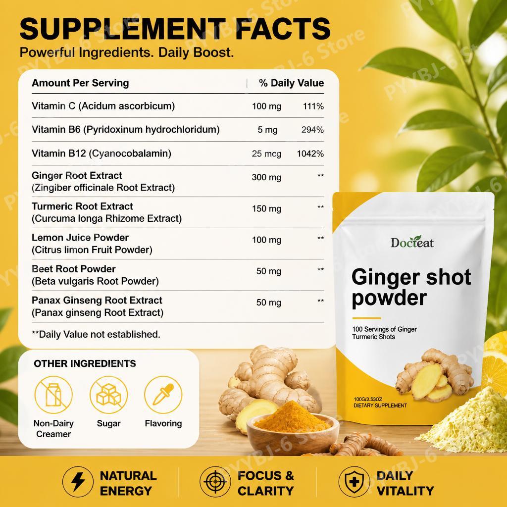 Docteat Pó de Gengibre com Vit - Ginger Tea avaliação e preço