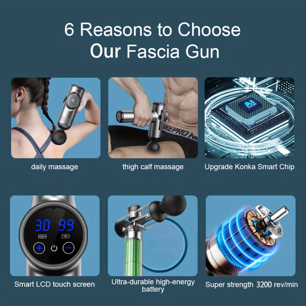 Pistola de massagem de 99 níve - Health Wellness avaliação e preço