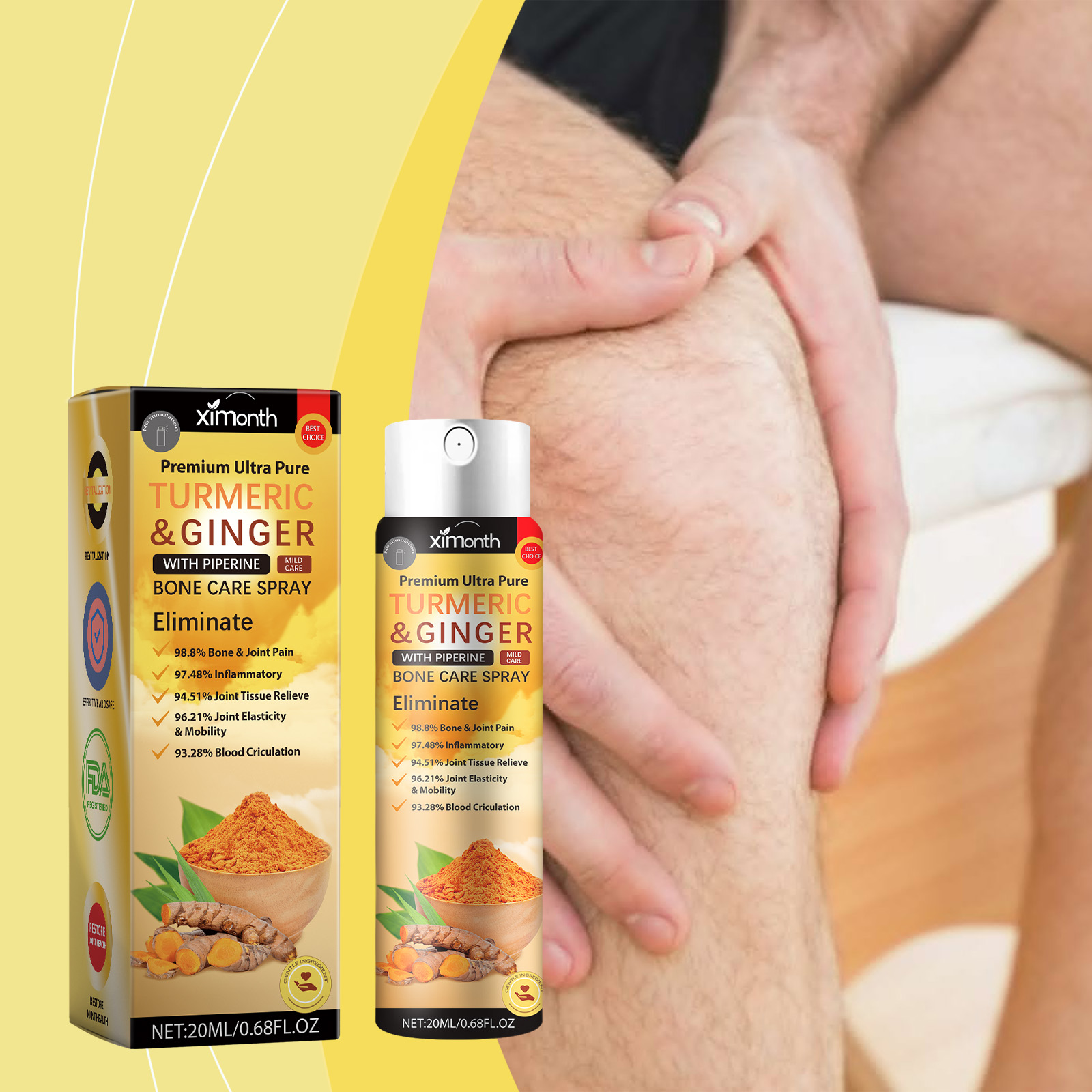 Spray Calmante para Articulaçõ - Turmeric avaliação e preço