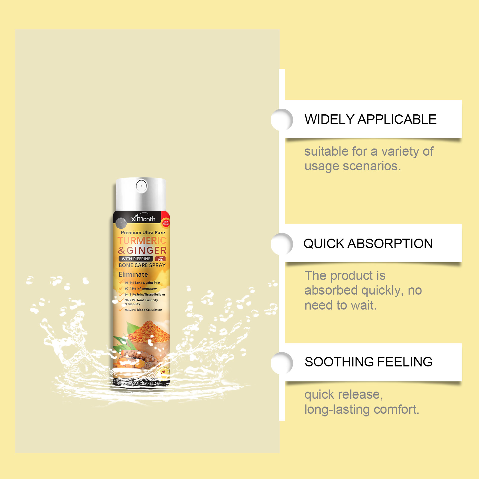 Spray Calmante para Articulaçõ - Turmeric avaliação e preço
