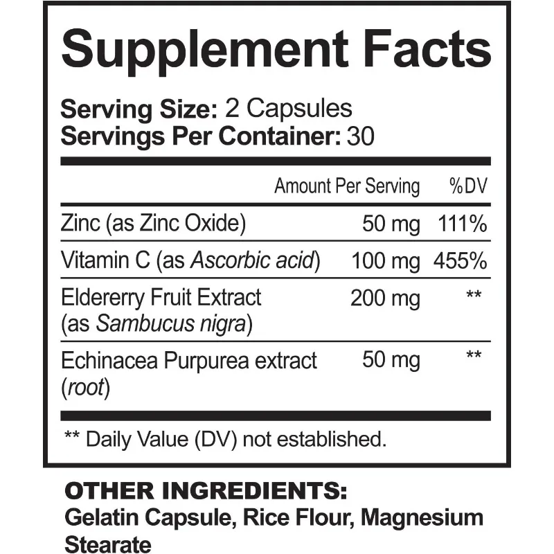 Cápsulas de Zinco 50mg - Conte - Echinacea avaliação e preço
