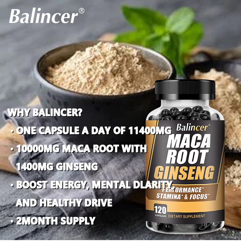 Cápsulas de raiz de maca (cont - Ginger Tea avaliação e preço